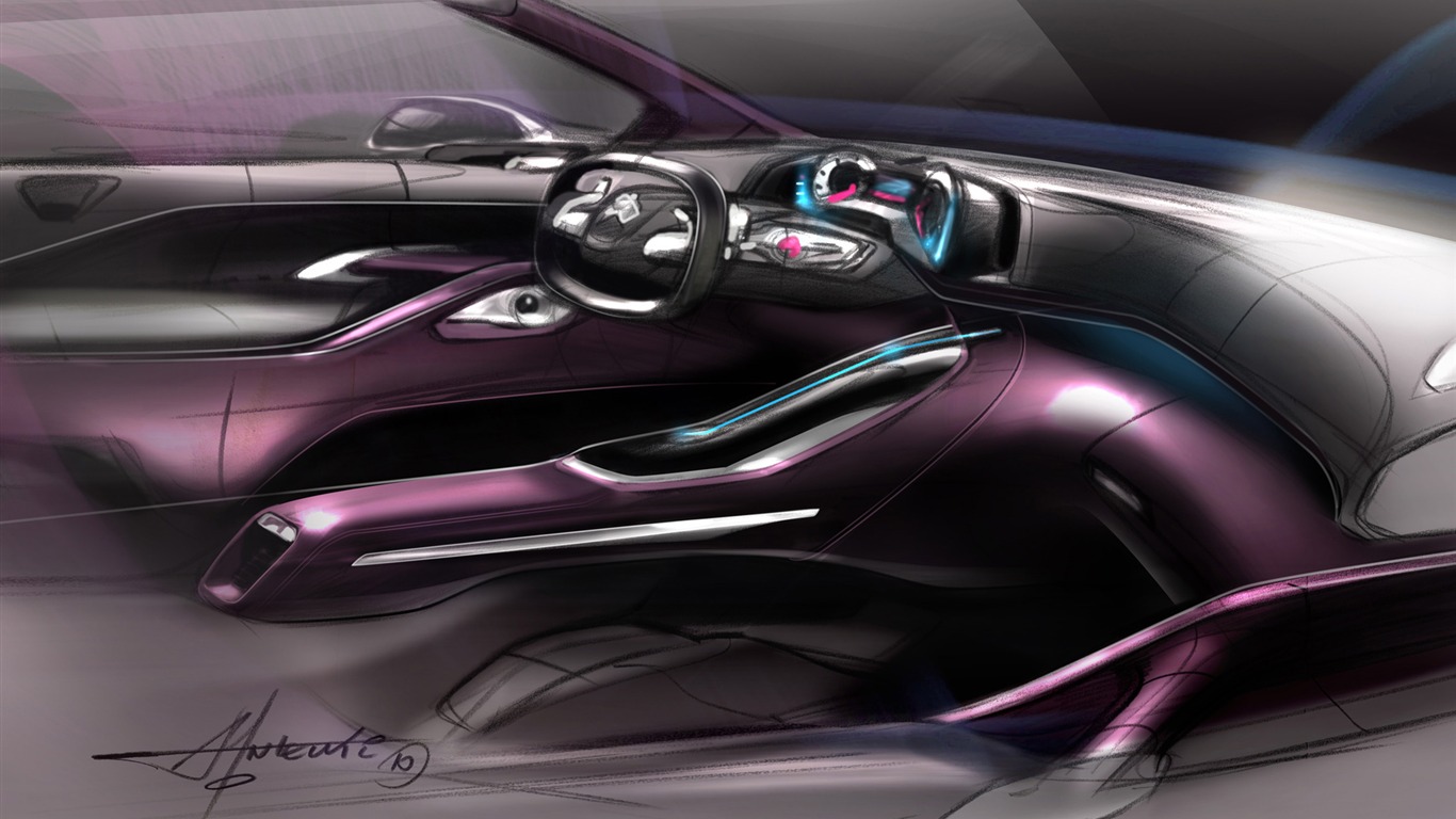 Concept Car Peugeot HR1 - 2010 標誌 #33 - 1366x768