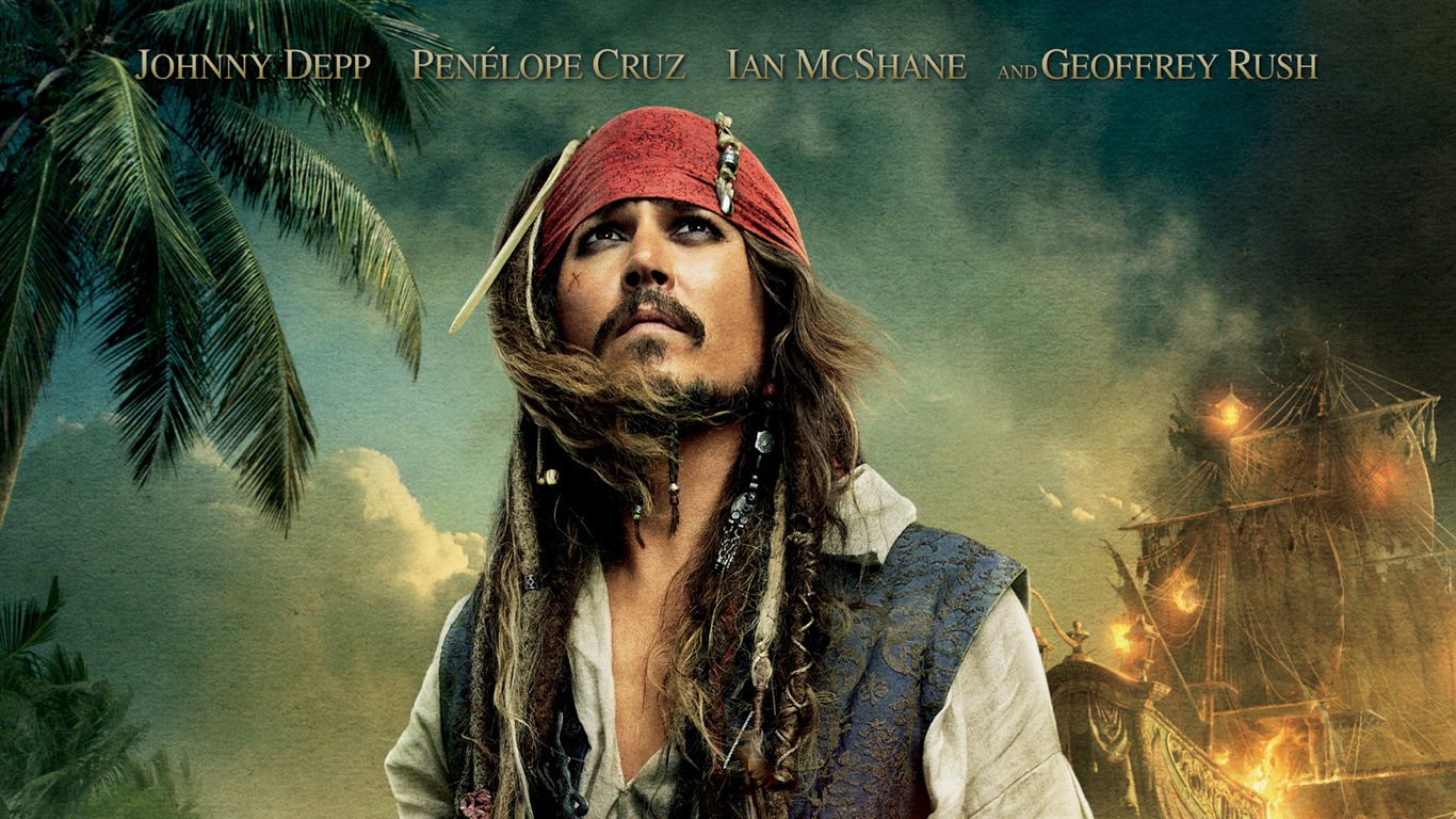 Pirates of the Caribbean: On Stranger Tides 加勒比海盜4 壁紙專輯 #9 - 1366x768
