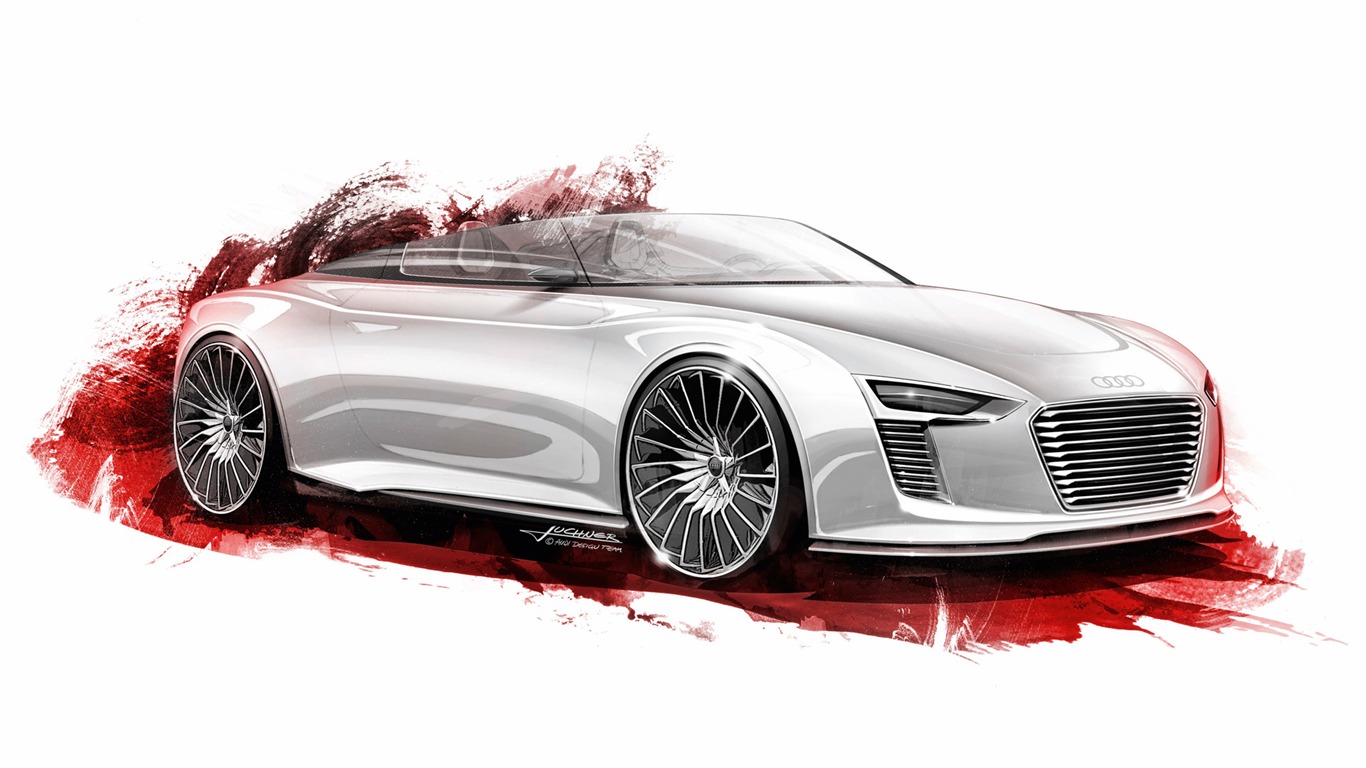 Concept Car Audi e-tron Spyder - 2010 奥迪28 - 1366x768