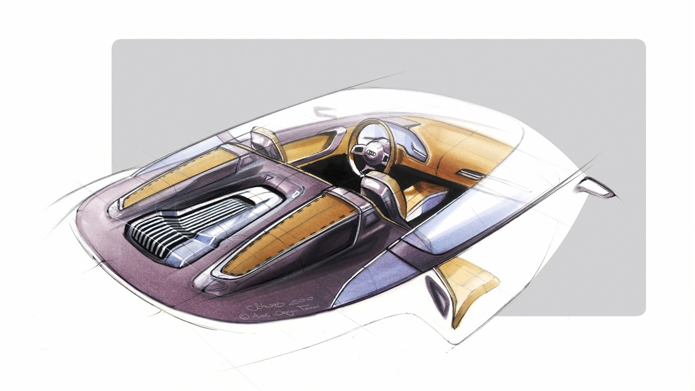Concept Car Audi e-tron Spyder - 2010 奥迪36 - 1366x768