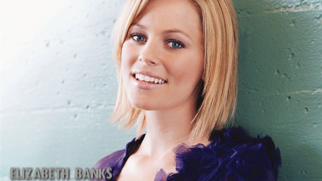 Elizabeth Banks 伊麗莎白·班克斯 美女壁紙 #1 - 1366x768