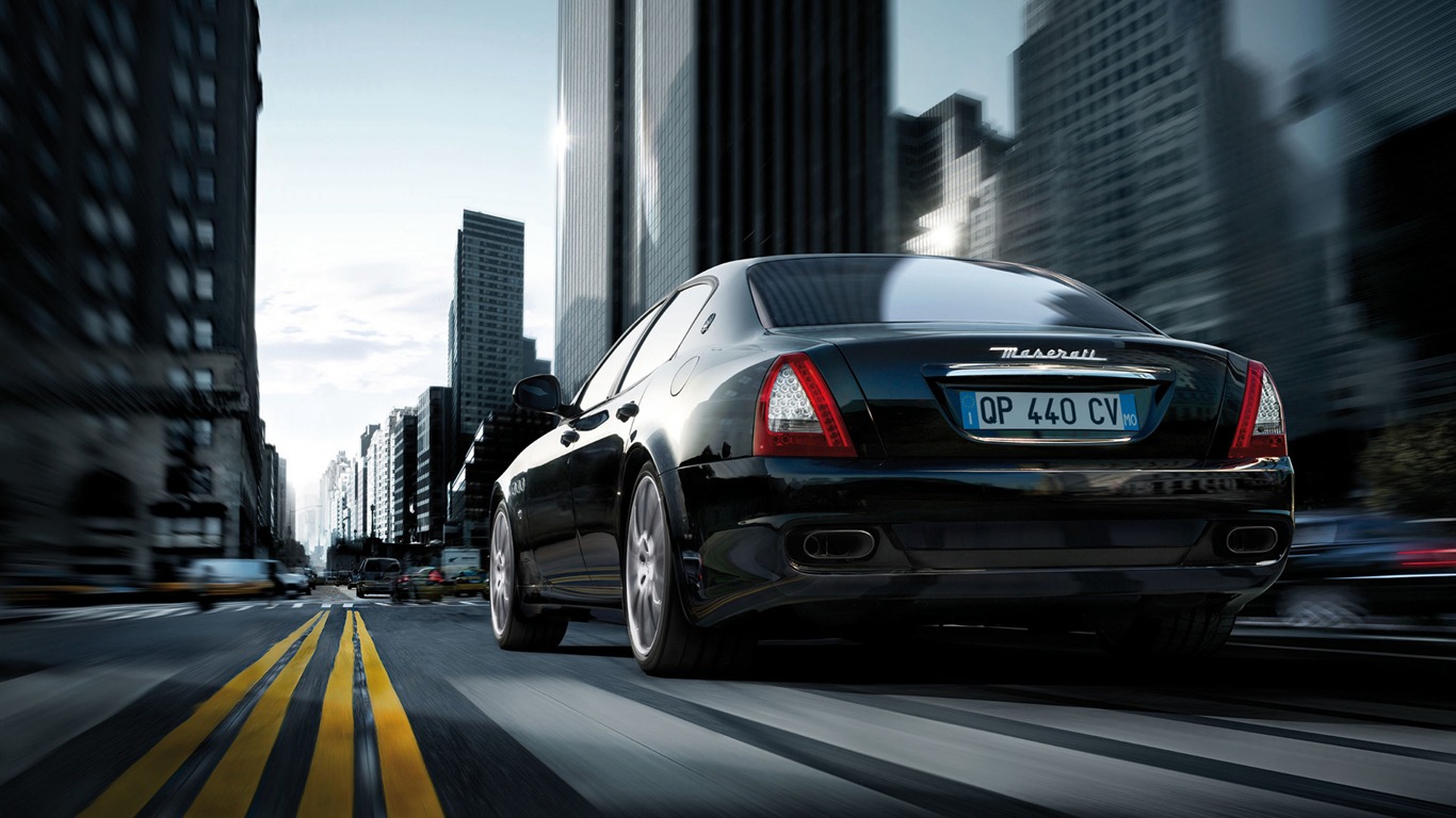 Maserati Quattroporte 스포츠 Gt 당연하지 - 2008의 HD 벽지 #3 - 1366x768