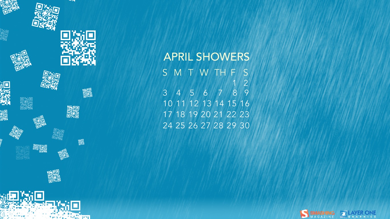 April 2011 Calendar Wallpaper (1) #3 - 1366x768