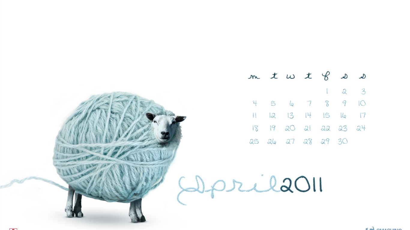 04 2011 Calendario de Escritorio (2) #3 - 1366x768