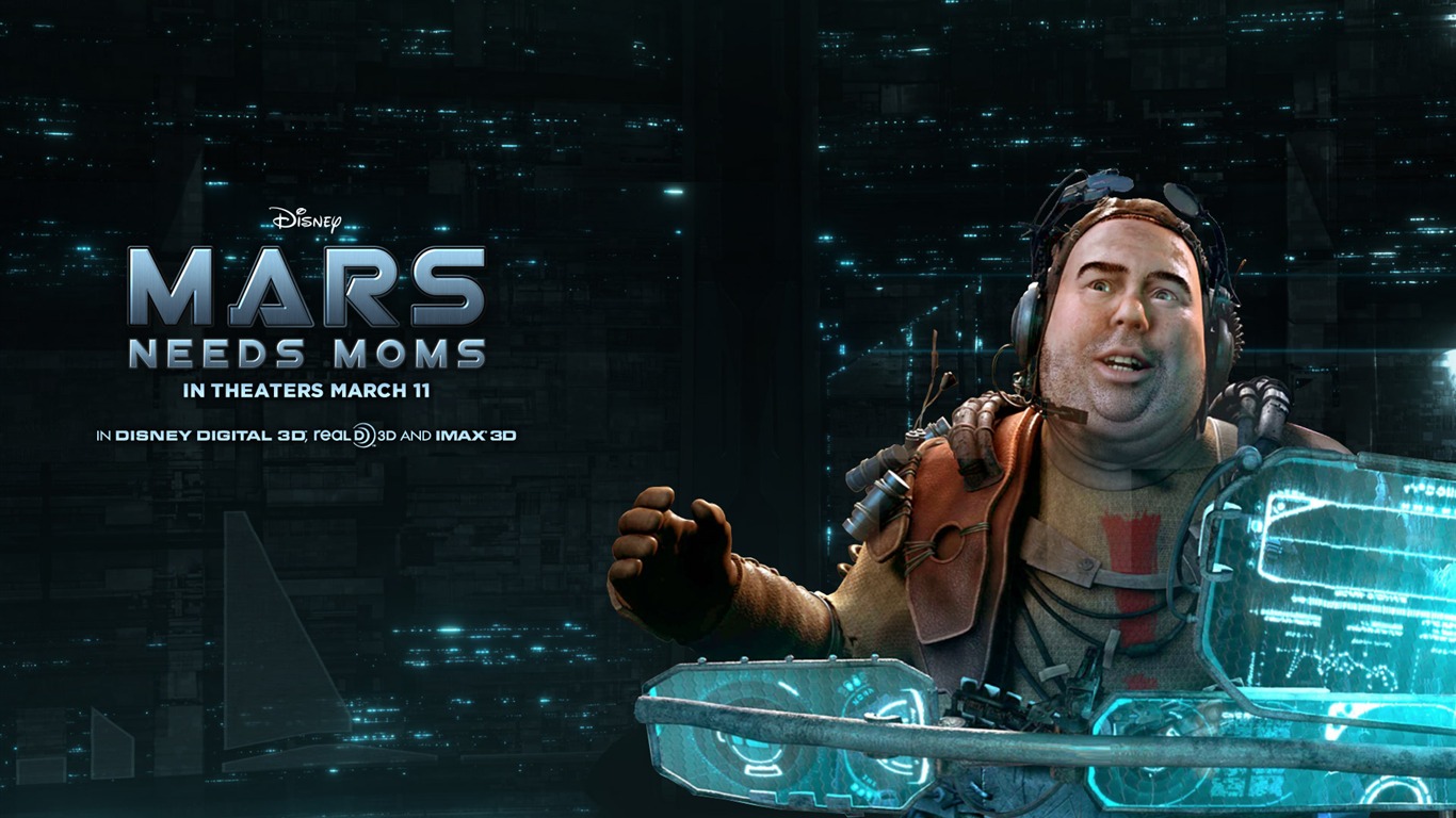 Mars Needs Moms 火星救母记 壁纸专辑2 - 1366x768