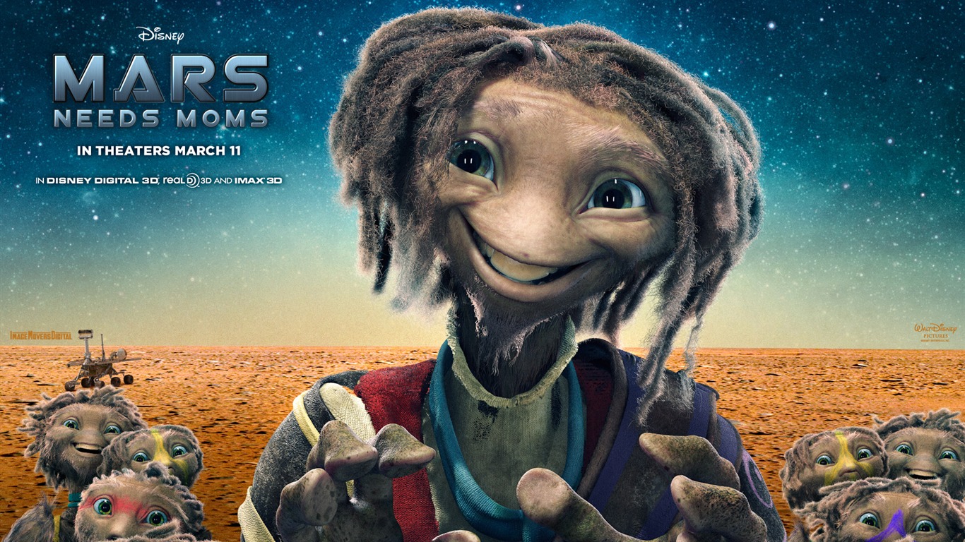 Mars Needs Moms 火星救母记 壁纸专辑5 - 1366x768