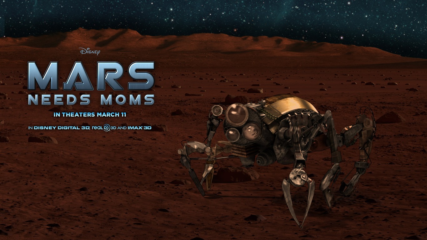 Mars Needs Moms 火星救母记 壁纸专辑6 - 1366x768