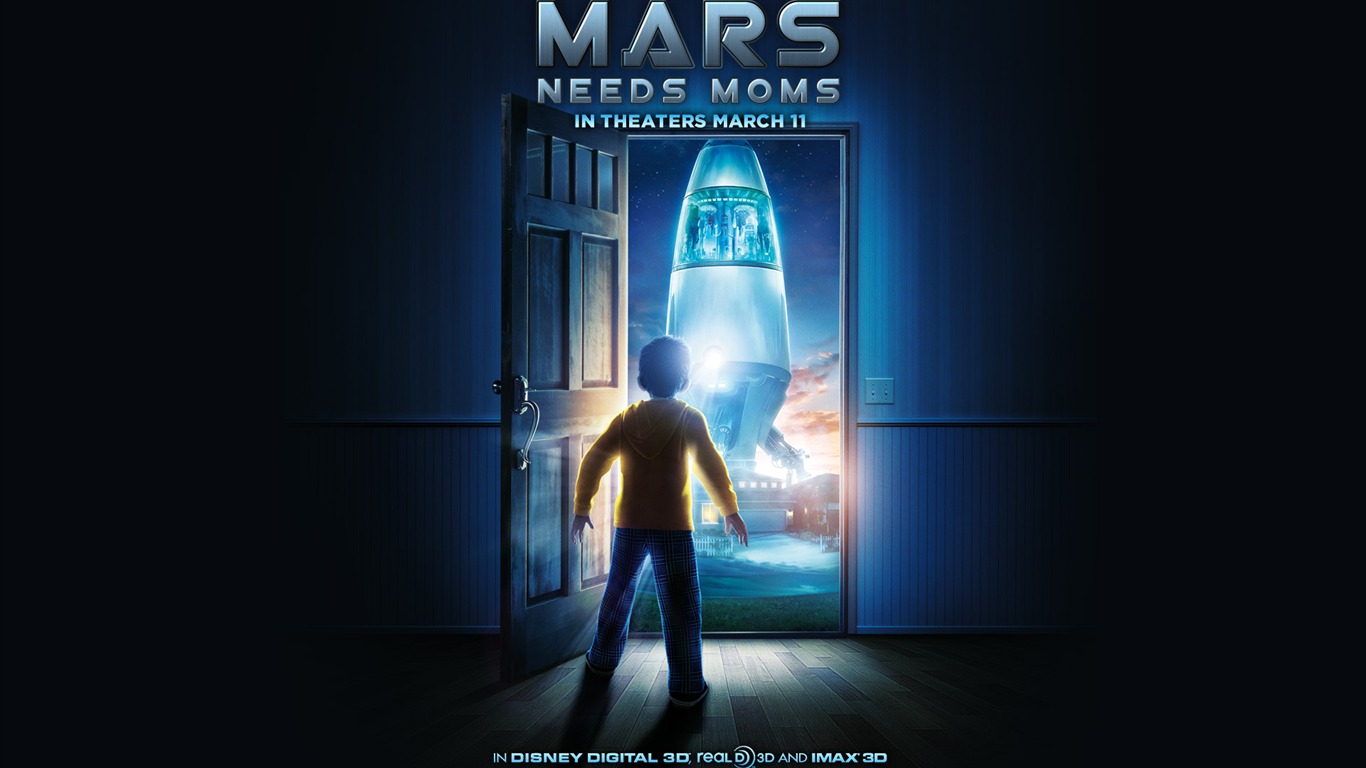 Mars Needs Moms 火星救母记 壁纸专辑7 - 1366x768