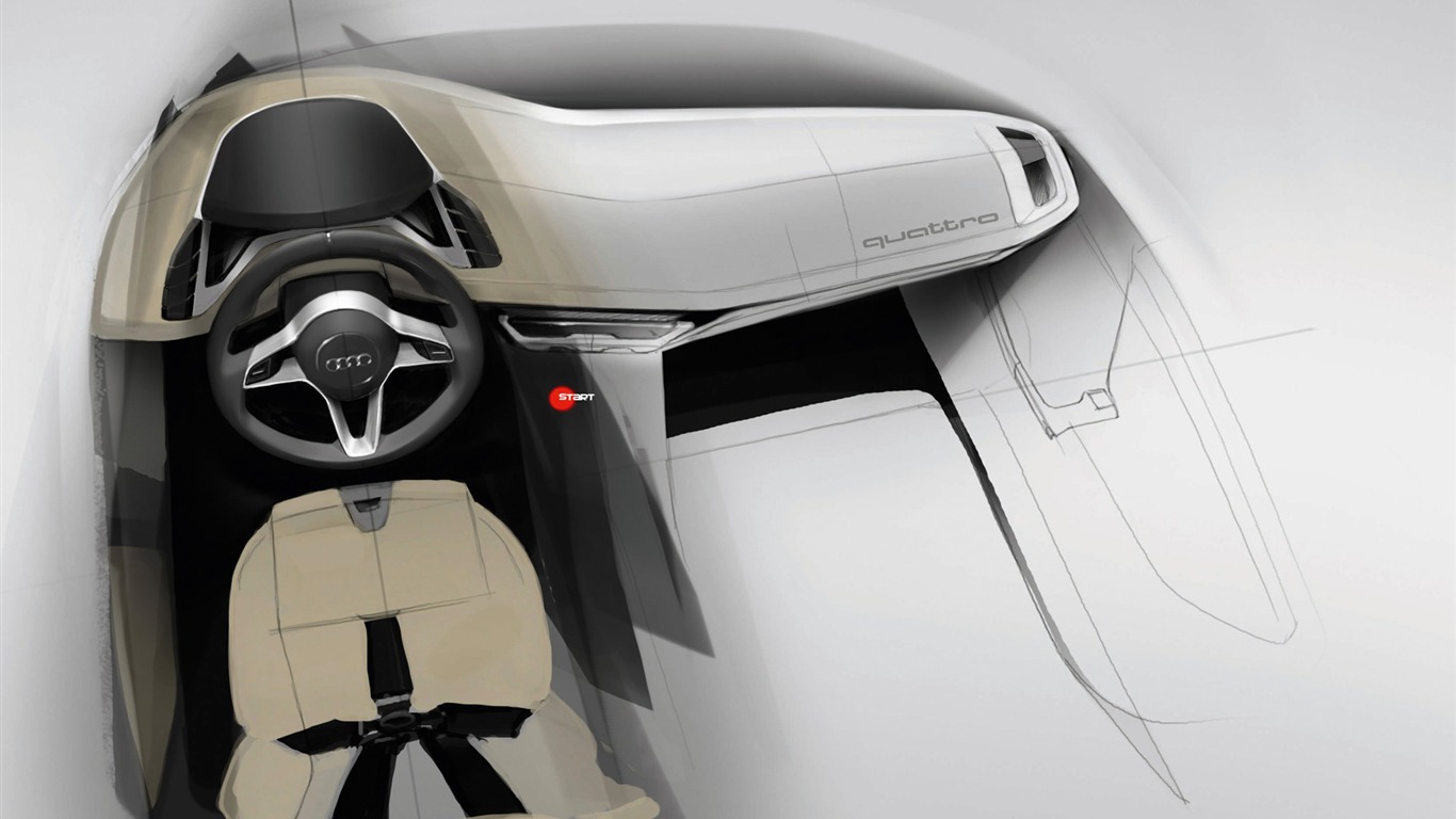 Concept Car Audi quattro - 2010 奥迪34 - 1366x768