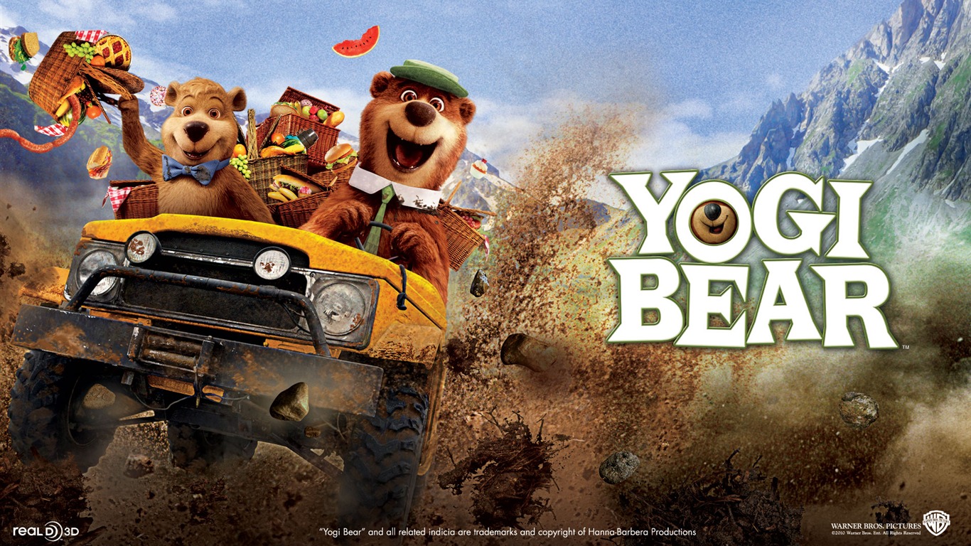 瑜珈熊 Yogi Bear 壁纸专辑1 - 1366x768