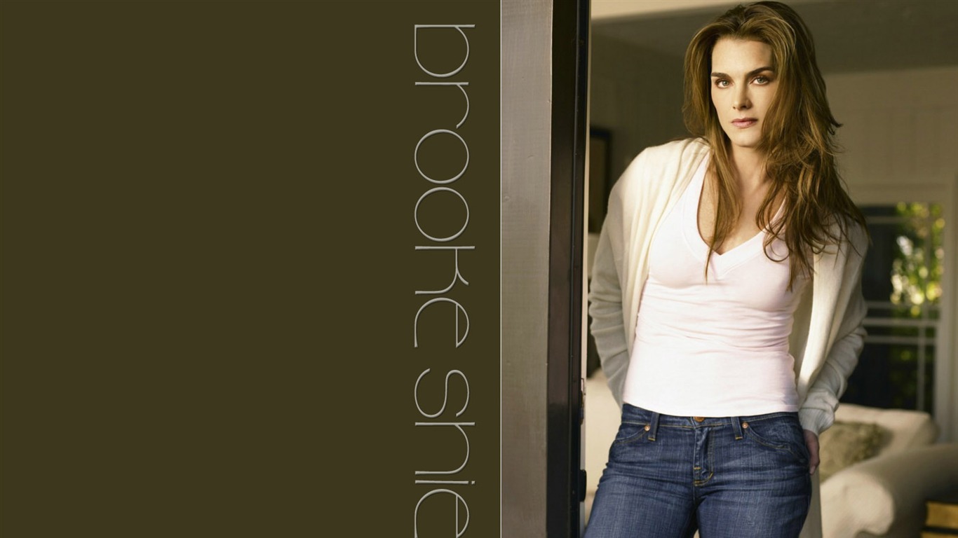 Brooke Shields hermoso fondo de pantalla #23 - 1366x768