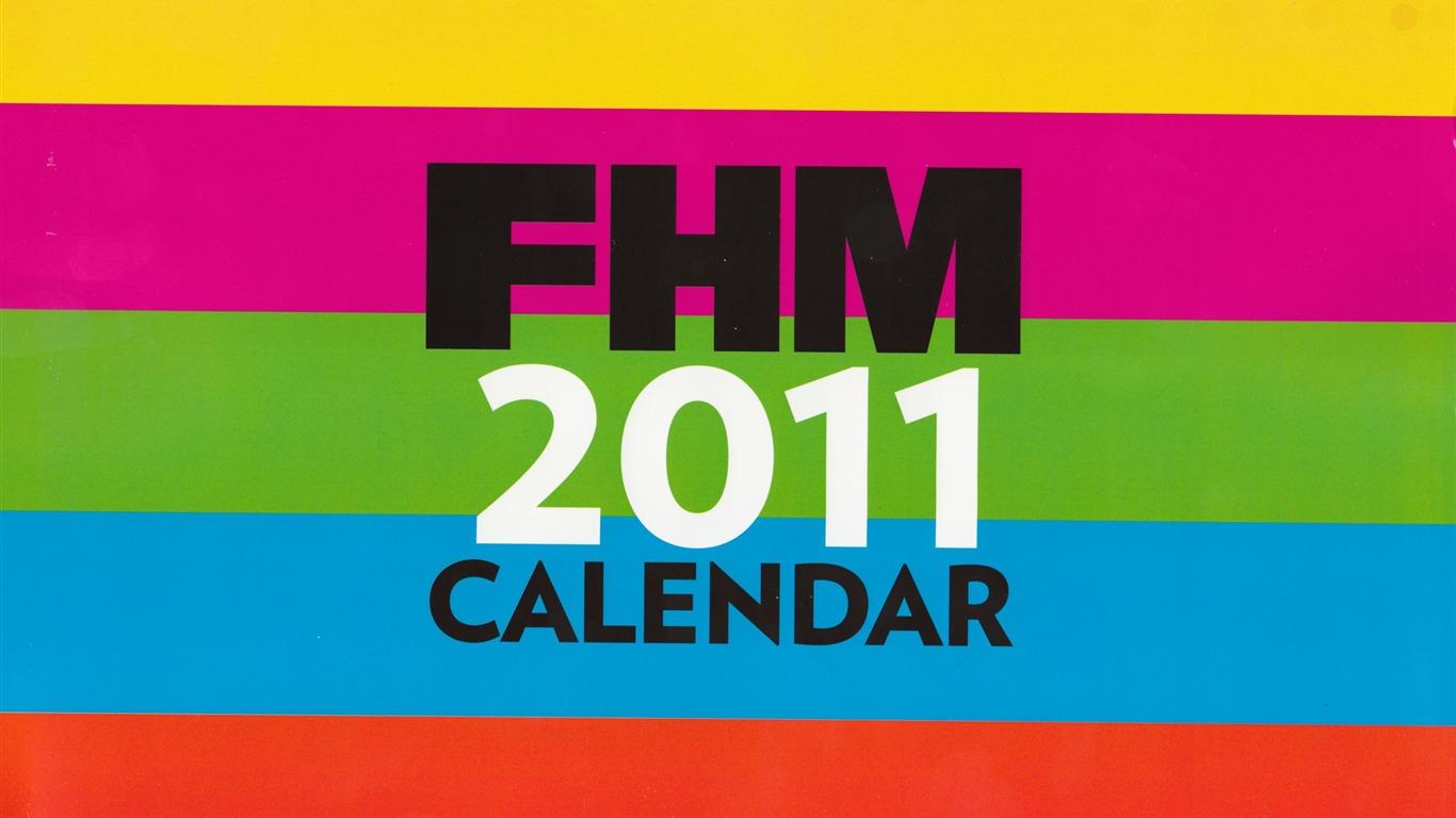 FHM 女星 2011年月曆壁紙(二) #13 - 1366x768