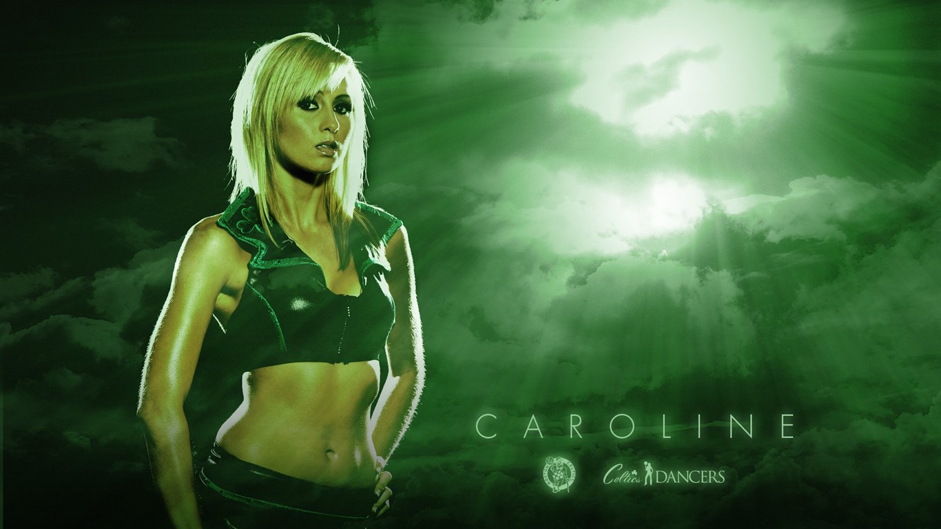 NBA Saison 2010-11, die Celtics Cheerleader Tapete #7 - 1366x768