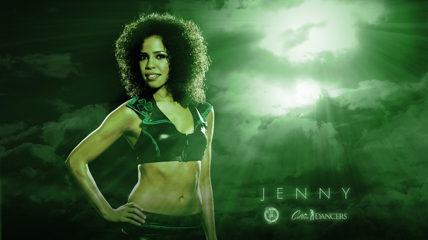 NBA 2010-11 season, the Celtics cheerleaders wallpaper #11 - 1366x768