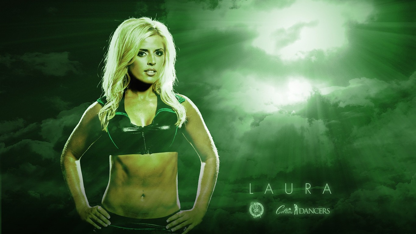 NBA 2010-11 season, the Celtics cheerleaders wallpaper #15 - 1366x768