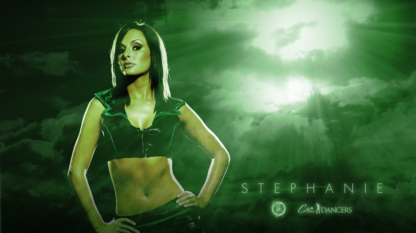 NBA 2010-11 season, the Celtics cheerleaders wallpaper #18 - 1366x768