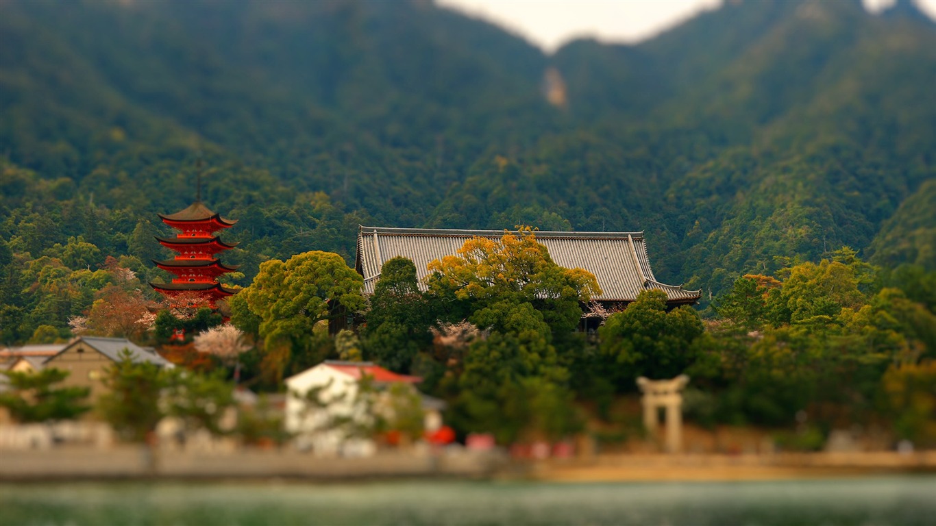 以真亂假 移軸攝影 微縮景觀壁紙(二) #12 - 1366x768