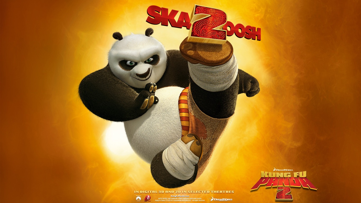 Kung Fu Panda 2 功夫熊貓2 高清壁紙 #1 - 1366x768