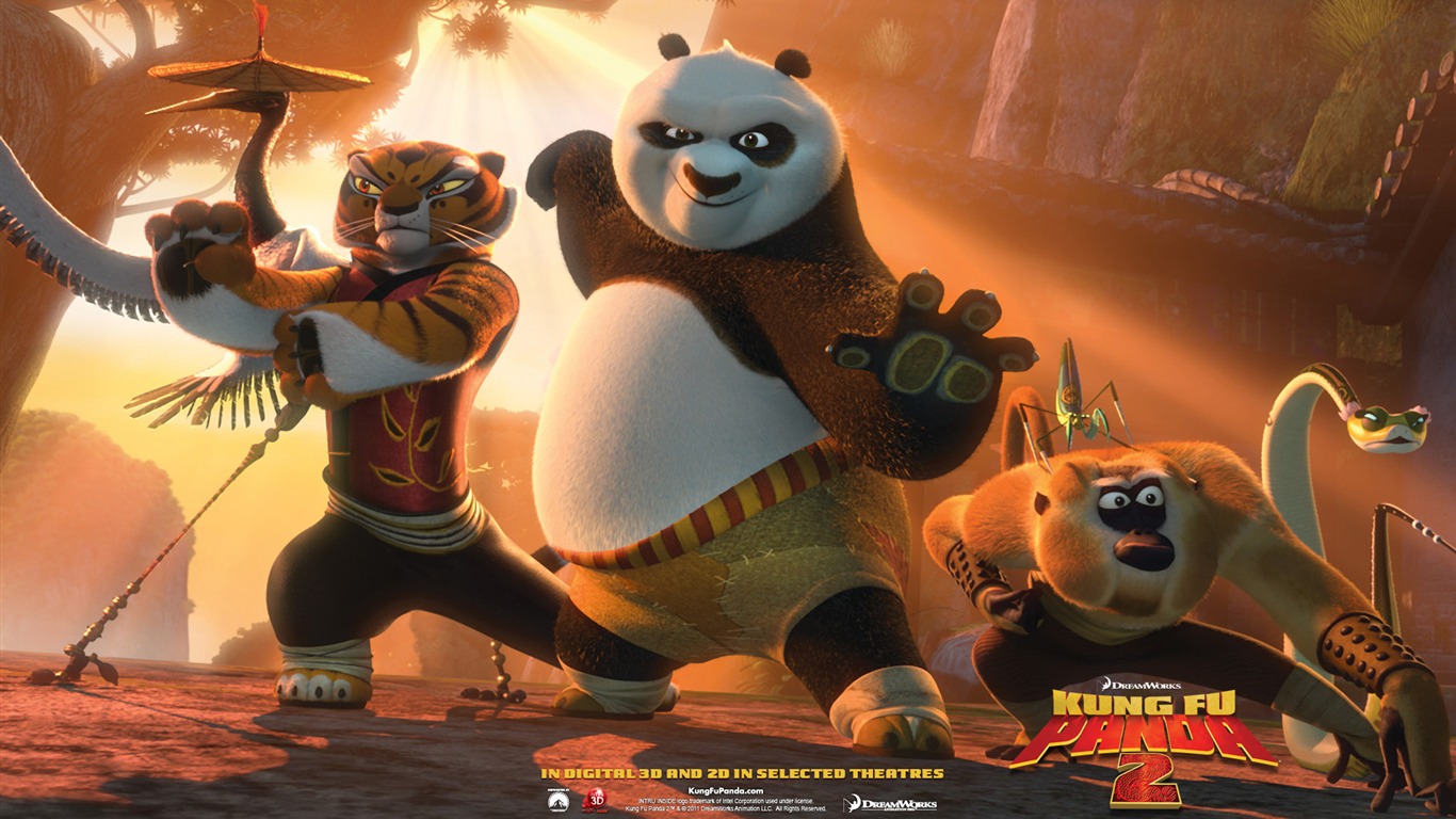 Kung Fu Panda 2 功夫熊猫2 高清壁纸7 - 1366x768