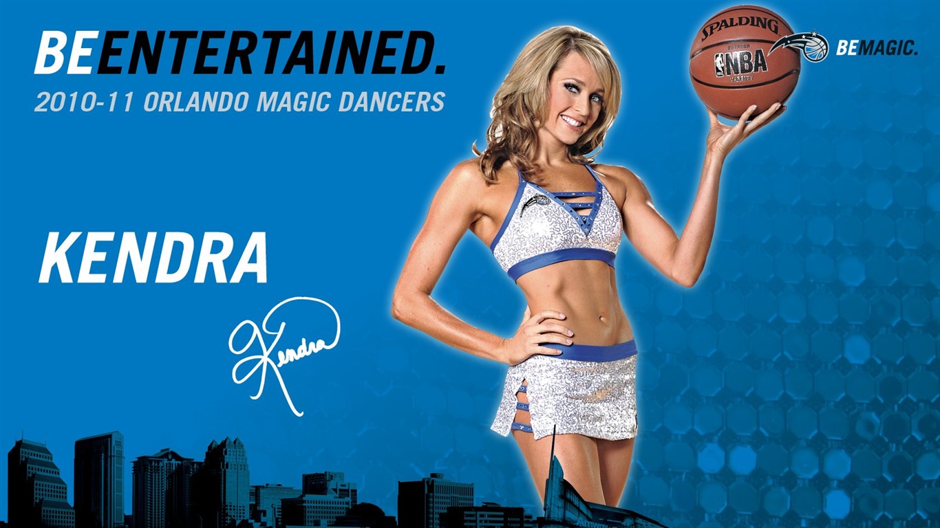 NBA 2010-11 season, the Magic cheerleaders wallpaper #1 - 1366x768