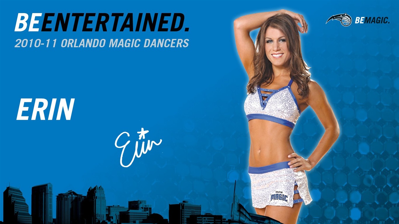 NBA 2010-11 season, the Magic cheerleaders wallpaper #6 - 1366x768