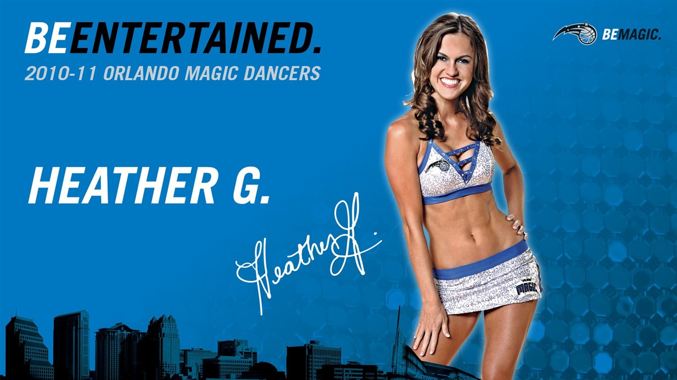 NBA Saison 2010-11, die Magic Cheerleader Tapete #7 - 1366x768