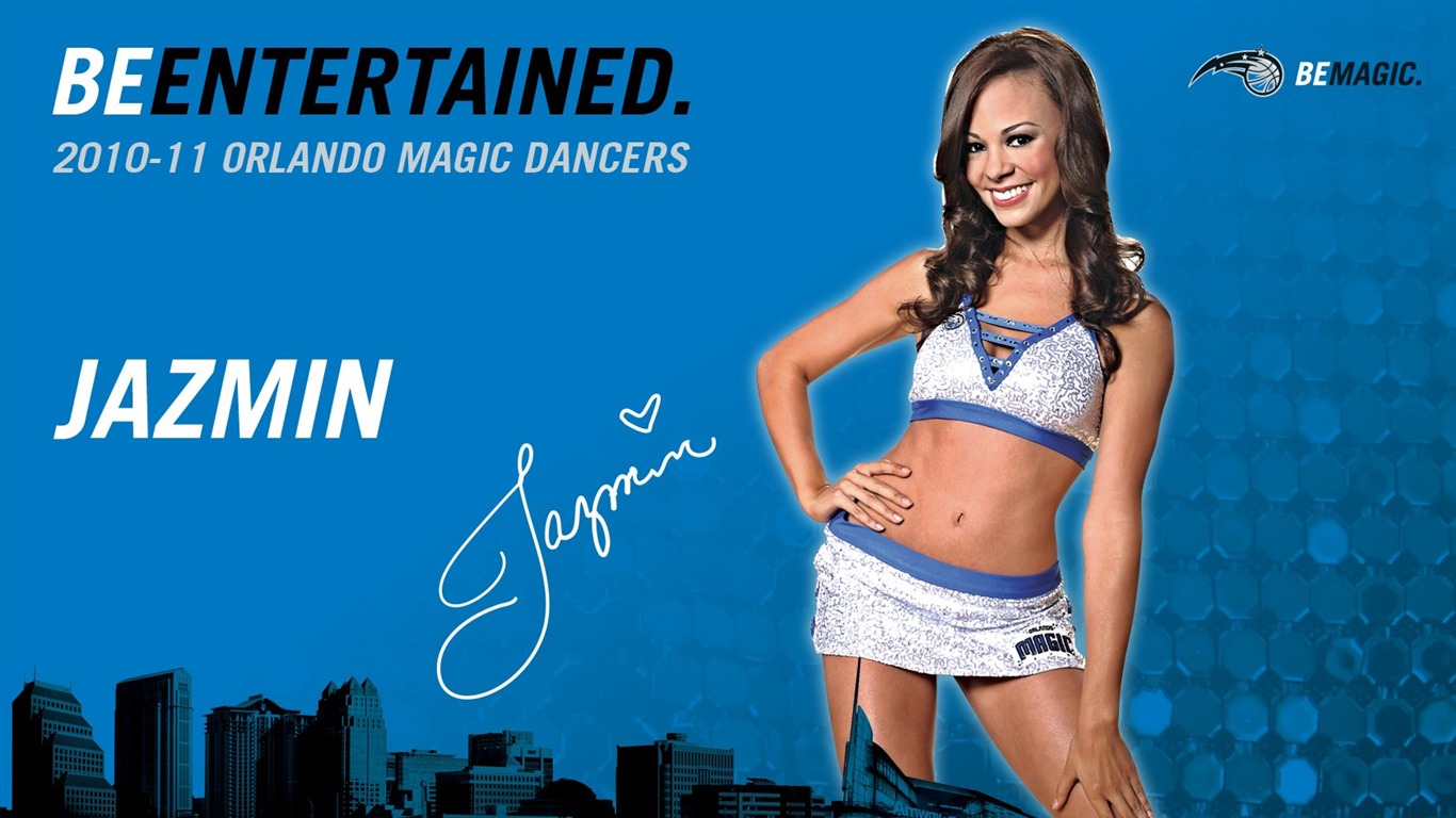 NBA Saison 2010-11, die Magic Cheerleader Tapete #9 - 1366x768