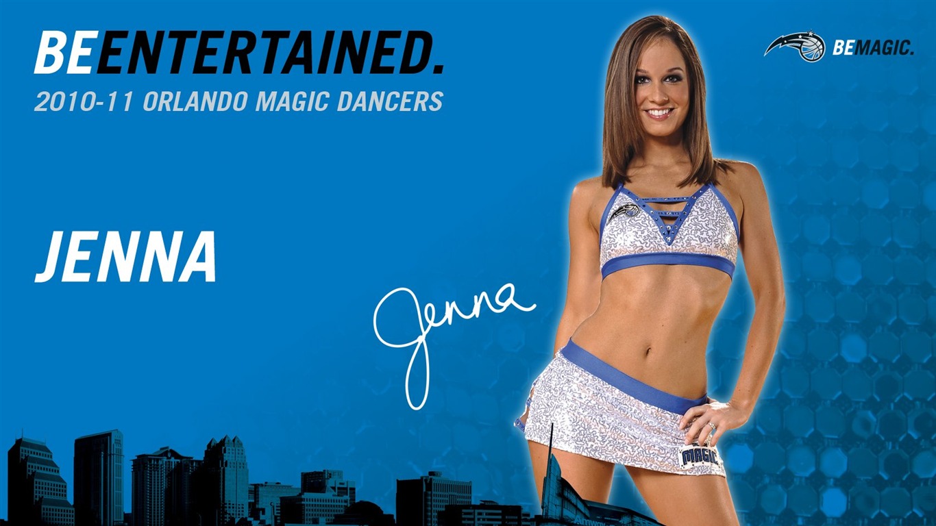 NBA Saison 2010-11, die Magic Cheerleader Tapete #10 - 1366x768