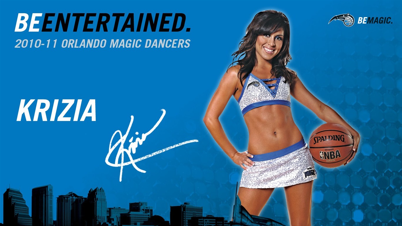 NBA 2010-11 season, the Magic cheerleaders wallpaper #12 - 1366x768