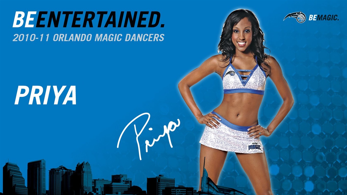 NBA Saison 2010-11, die Magic Cheerleader Tapete #15 - 1366x768