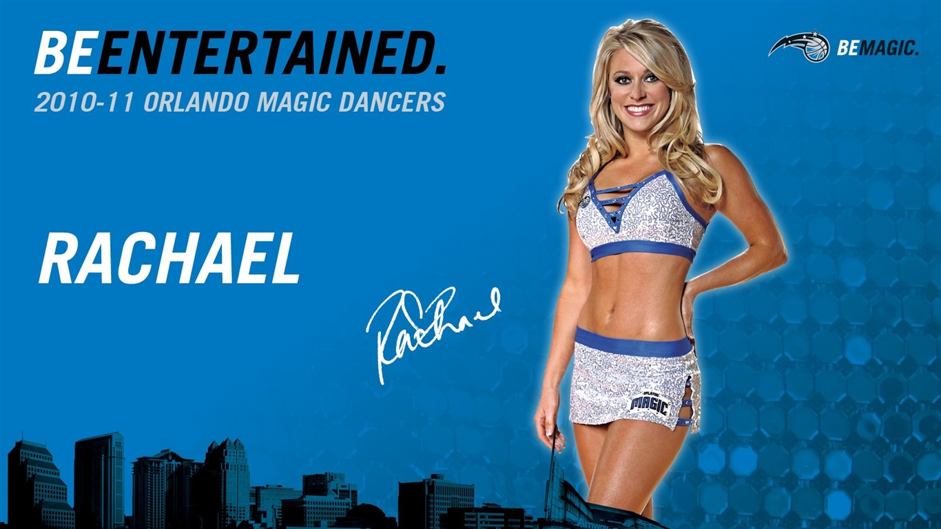 NBA Saison 2010-11, die Magic Cheerleader Tapete #16 - 1366x768