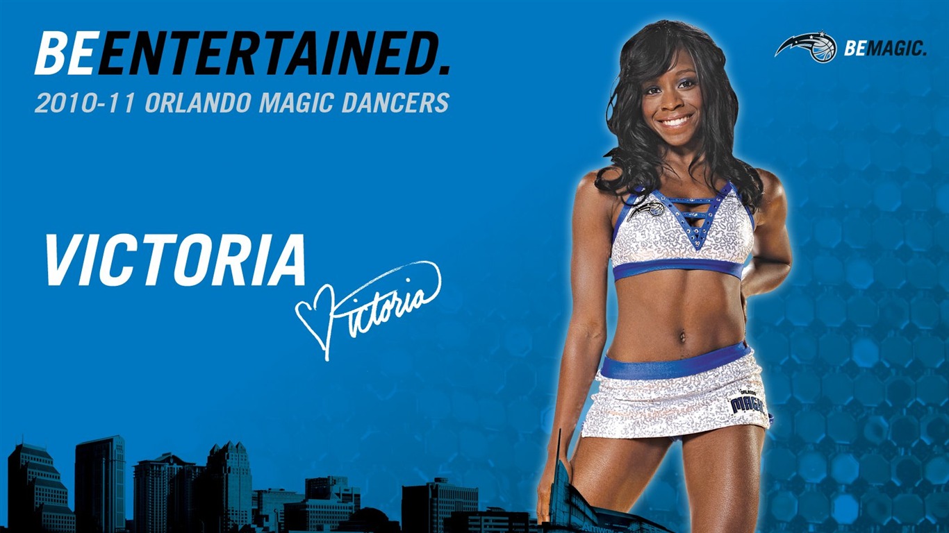 NBA 2010-11 season, the Magic cheerleaders wallpaper #19 - 1366x768