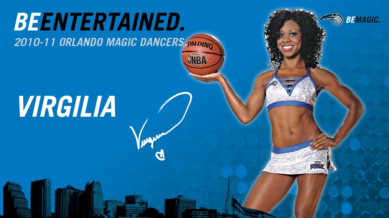 NBA Saison 2010-11, die Magic Cheerleader Tapete #20 - 1366x768