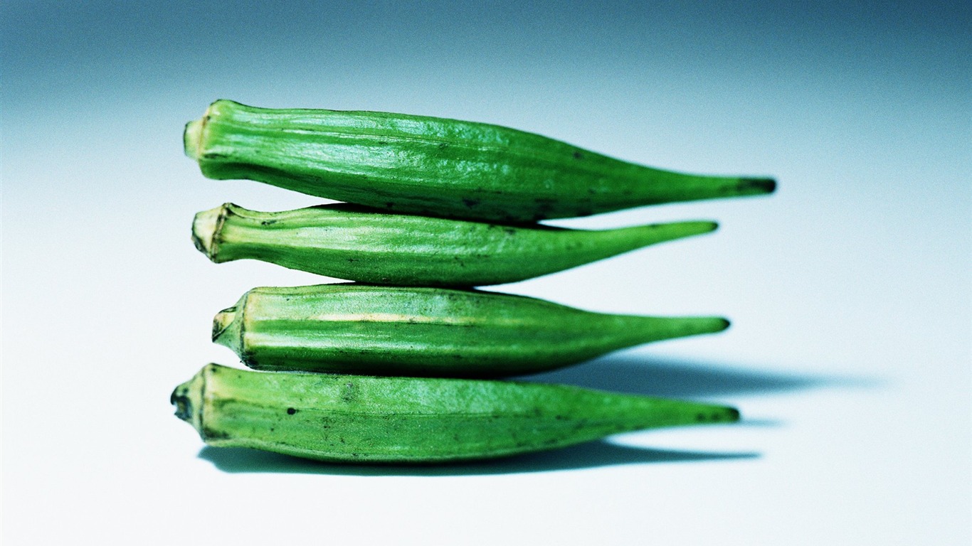 Fond d'écran vert des légumes sains #17 - 1366x768