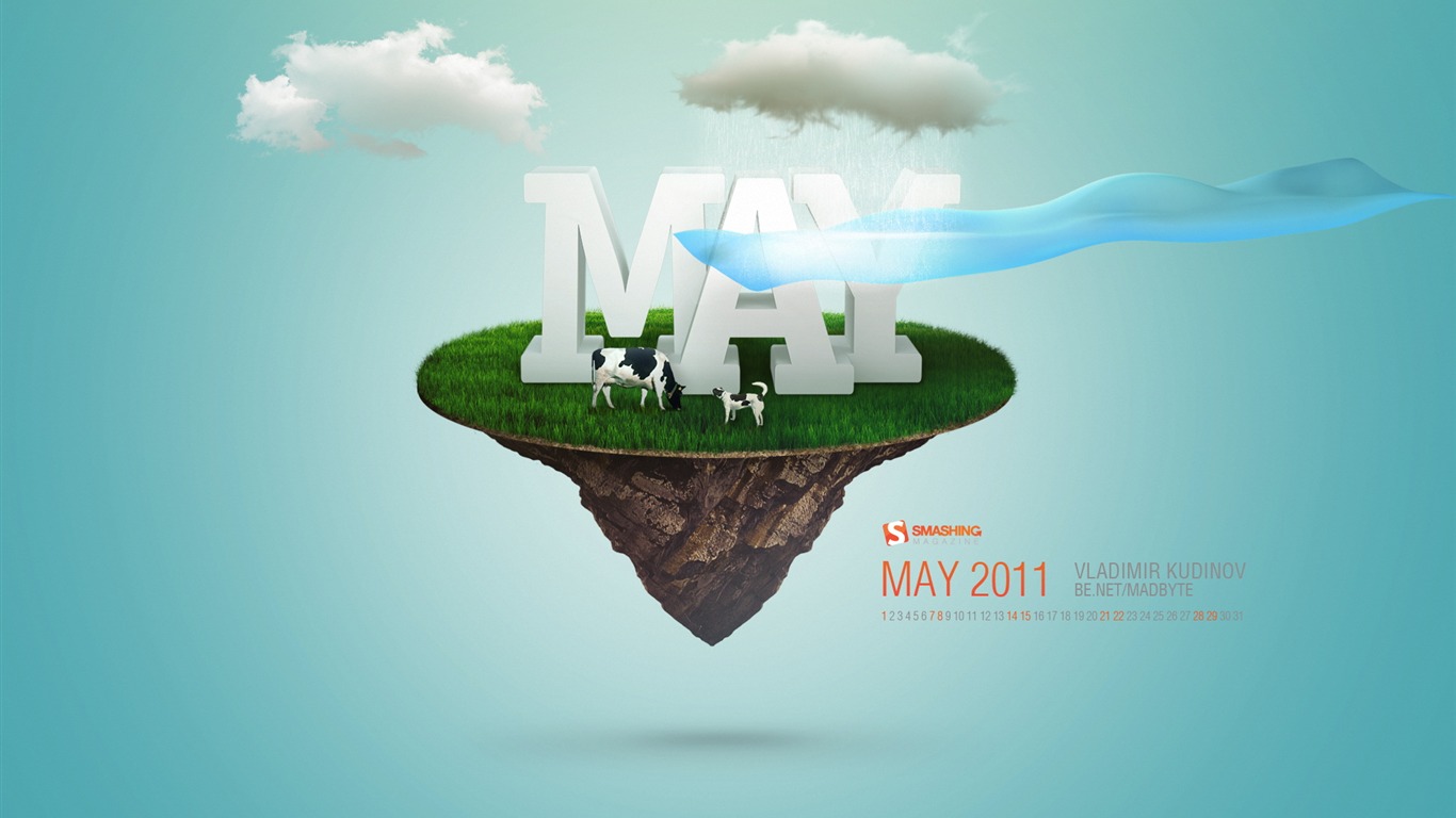 May 2011 Calendar Wallpaper (1) #16 - 1366x768