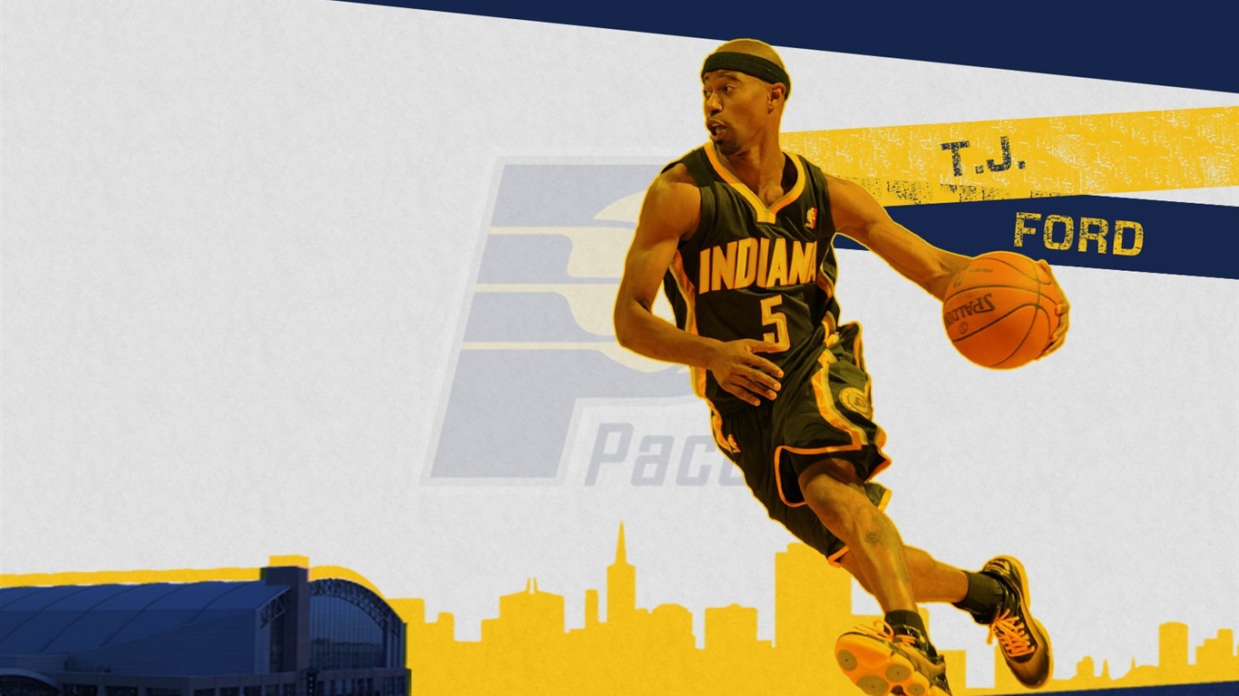NBA Indiana Pacers 2010-11 sezóna na plochu #5 - 1366x768
