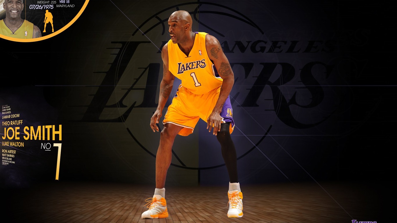 NBA 2010-11 temporada, Los Angeles Lakers Fondo de Pantalla #5 - 1366x768