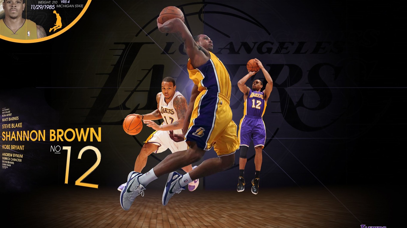 NBA 2010-11 시즌, 로스 앤젤레스 레이커스 배경 화면 #12 - 1366x768