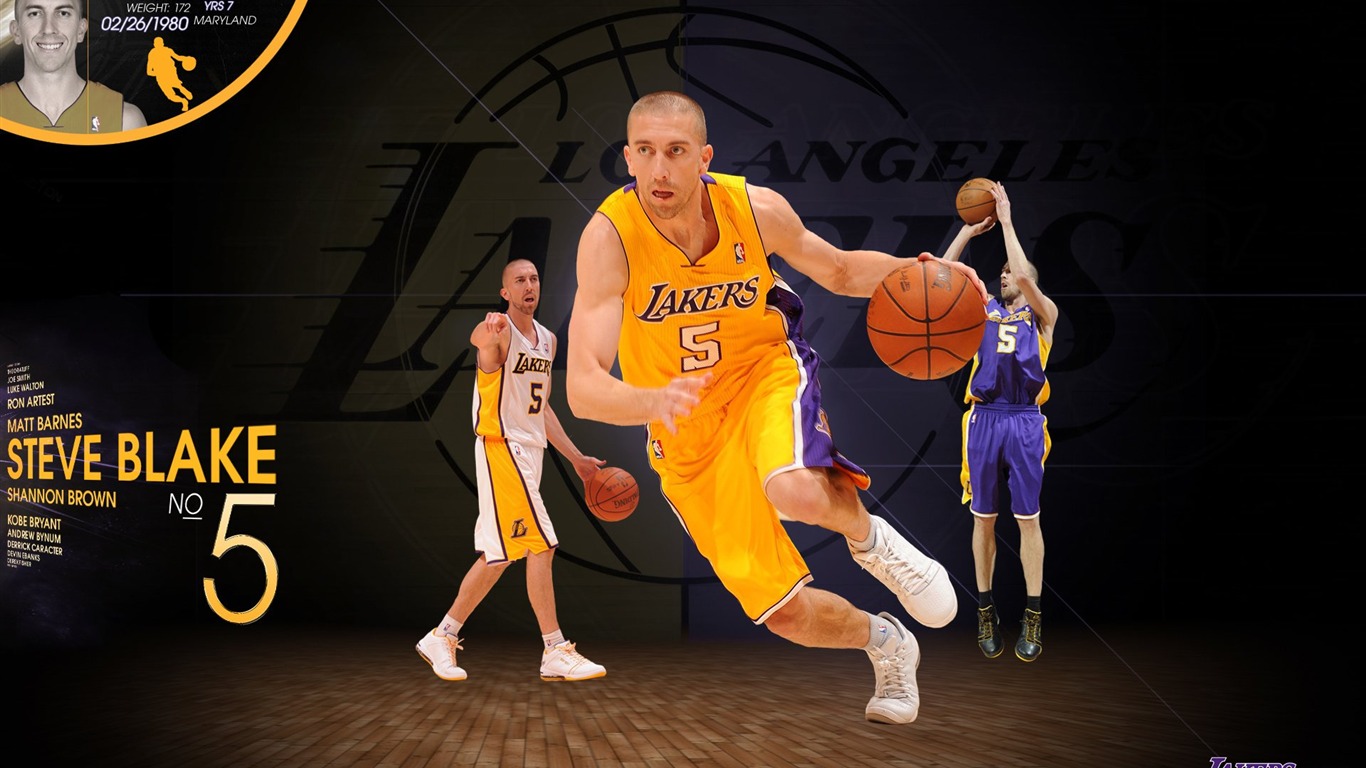 NBA 2010-11 시즌, 로스 앤젤레스 레이커스 배경 화면 #13 - 1366x768
