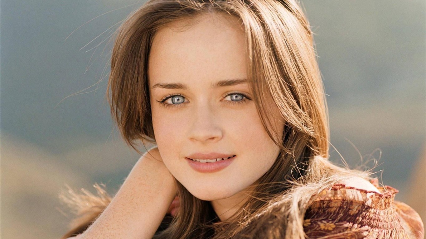 Alexis Bledel 阿丽克西斯·布莱德尔 美女壁纸7 - 1366x768