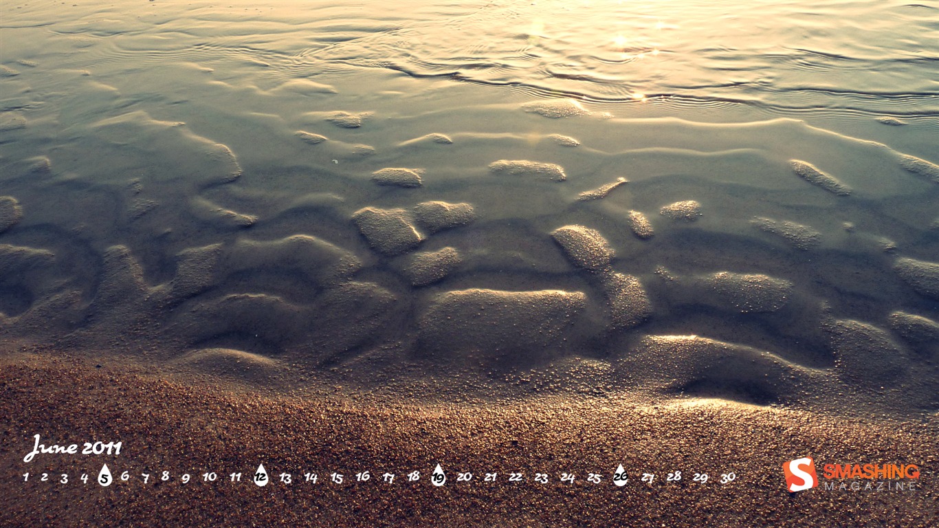 June 2011 Calendar Wallpaper (1) #14 - 1366x768