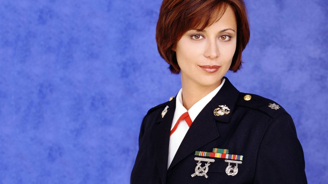 Catherine Bell beau fond d'écran #9 - 1366x768