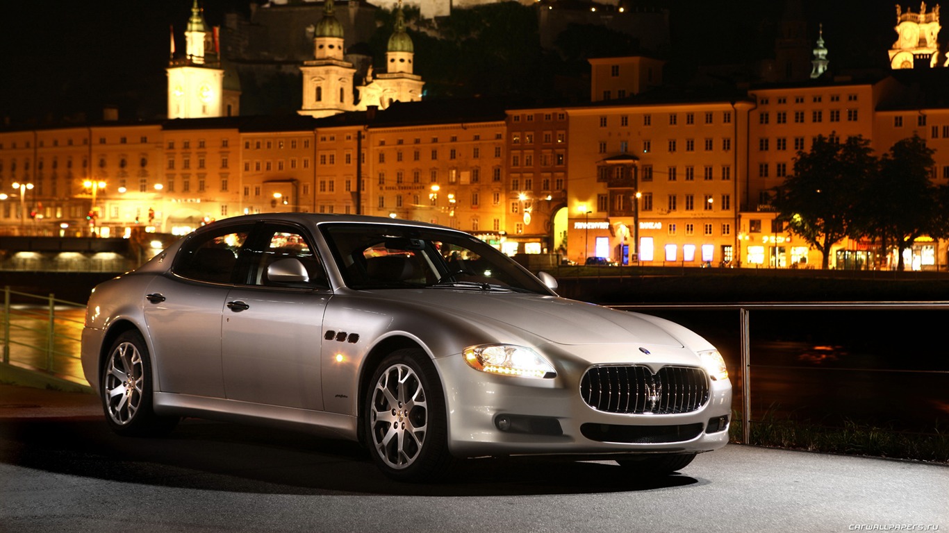Maserati Quattroporte - 2008 HD wallpaper #8 - 1366x768