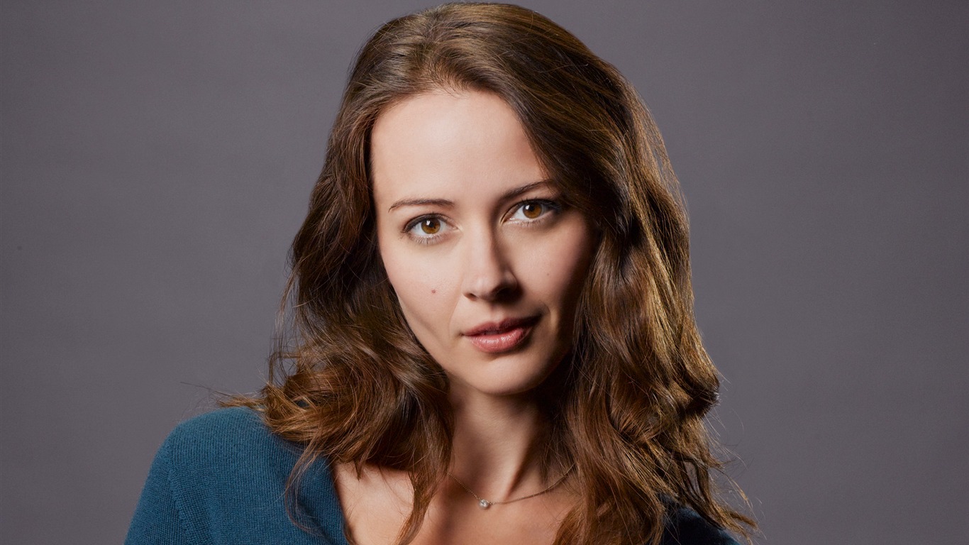 Amy Acker krásnou tapetu #6 - 1366x768