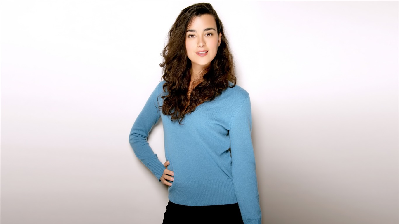 Cote de Pablo krásnou tapetu #16 - 1366x768