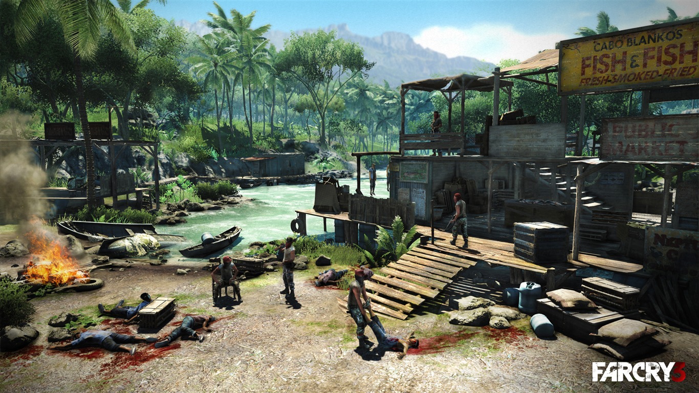 Far Cry 3 孤島驚魂3 高清壁紙 #1 - 1366x768