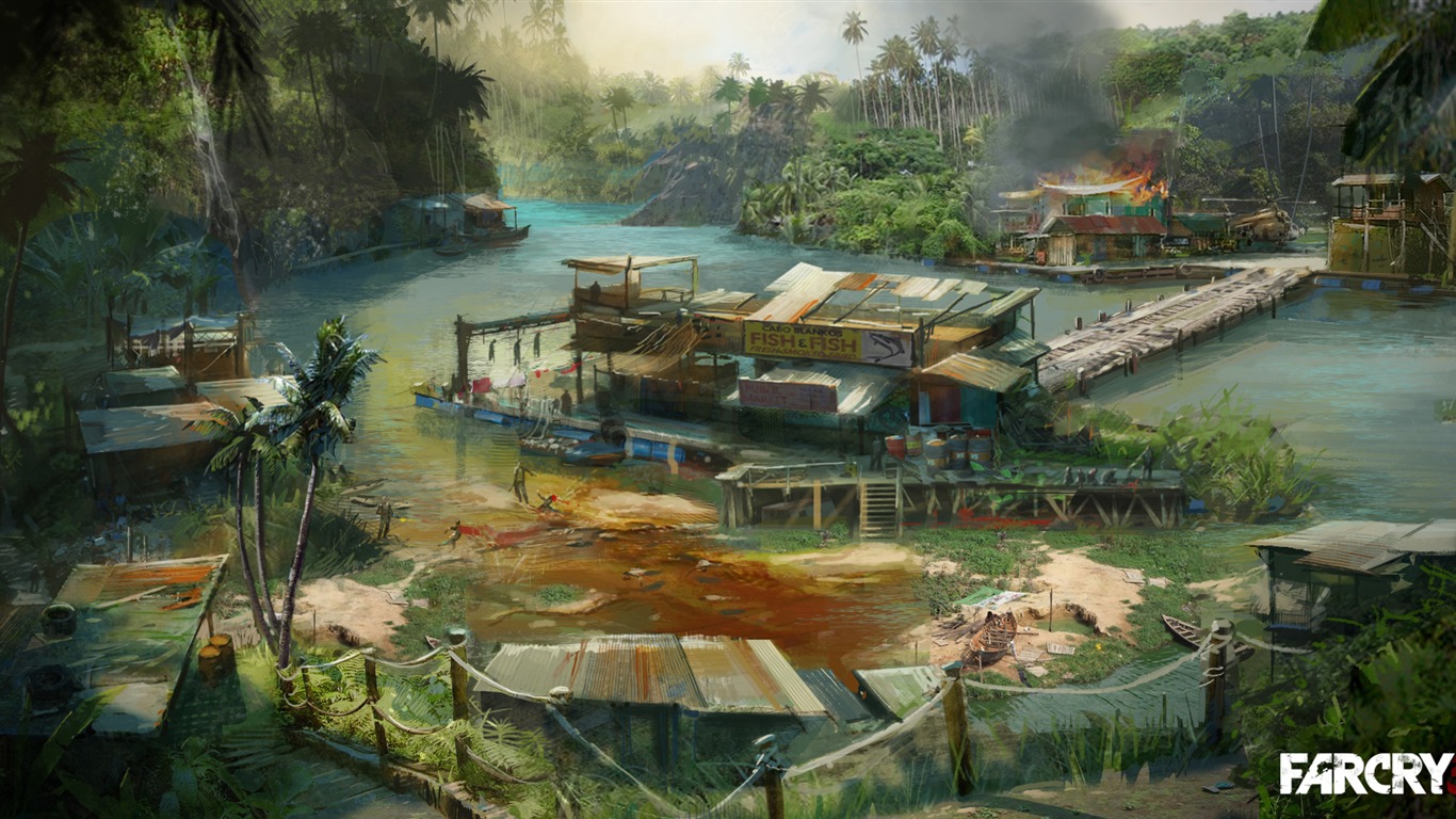 Far Cry 3 孤島驚魂3 高清壁紙 #2 - 1366x768