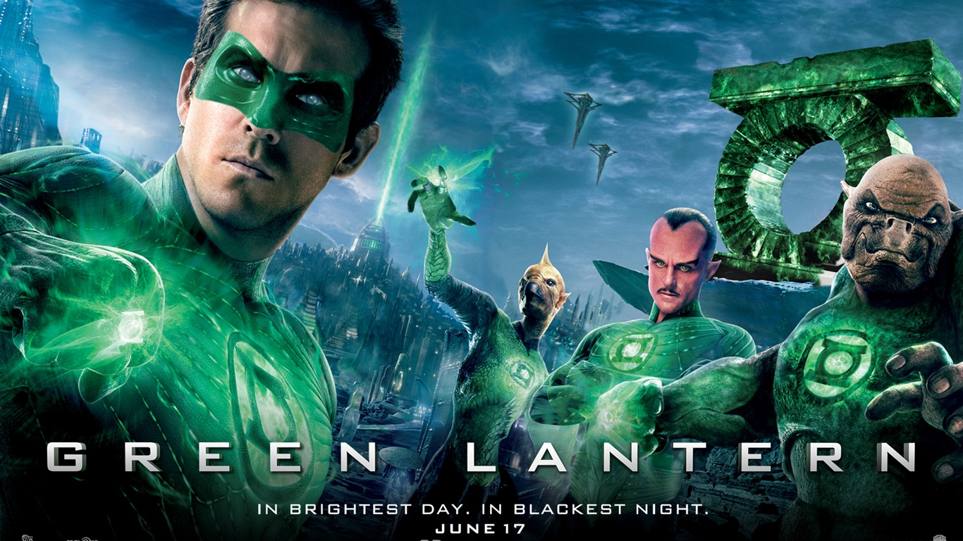 2011 Green Lantern 绿灯侠 高清壁纸1 - 1366x768