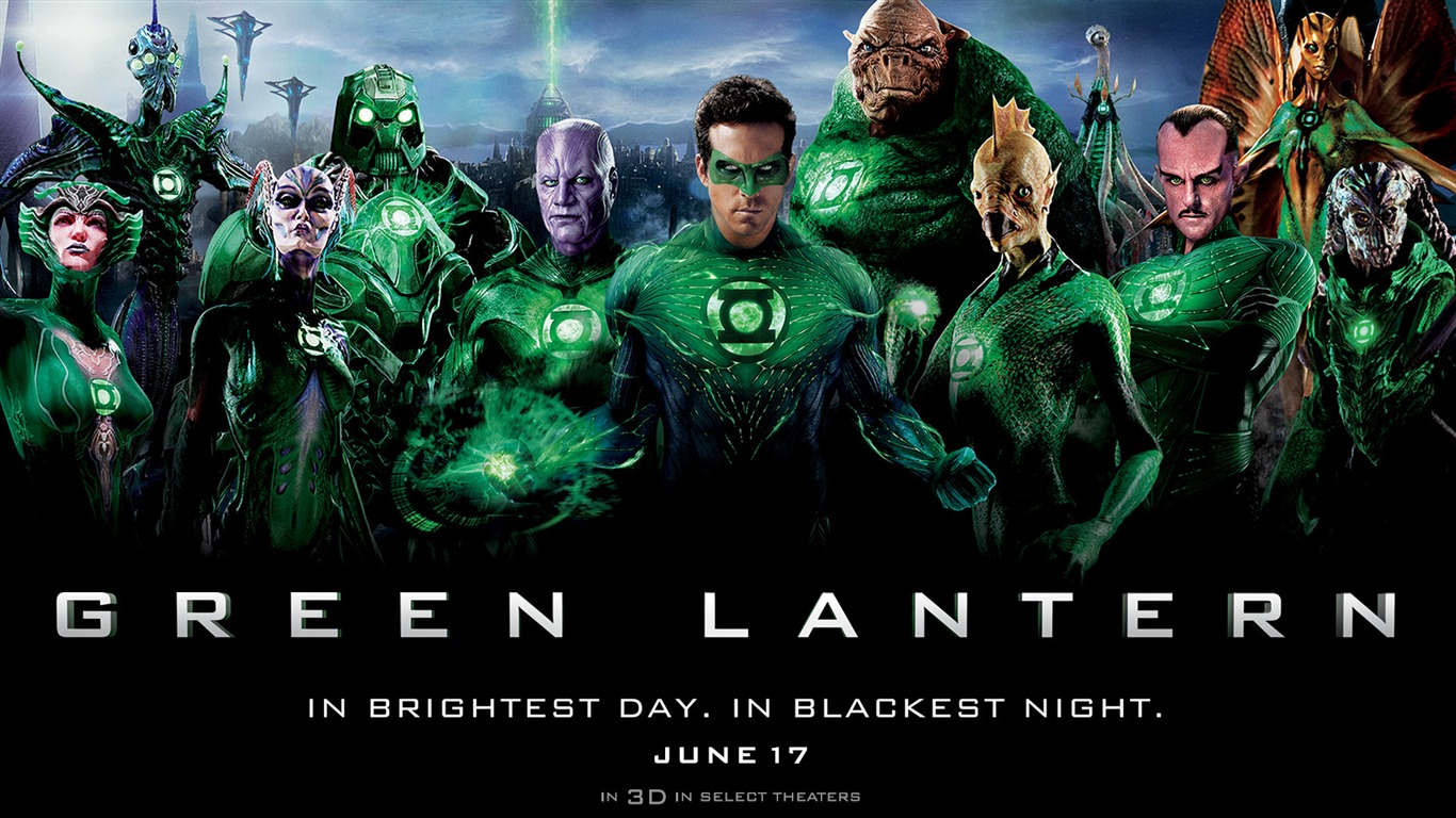 2011 Green Lantern 綠燈俠 高清壁紙 #9 - 1366x768