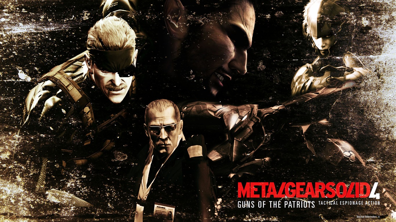 Metal Gear Solid 4: Guns of Patriots tapet #1 - 1366x768